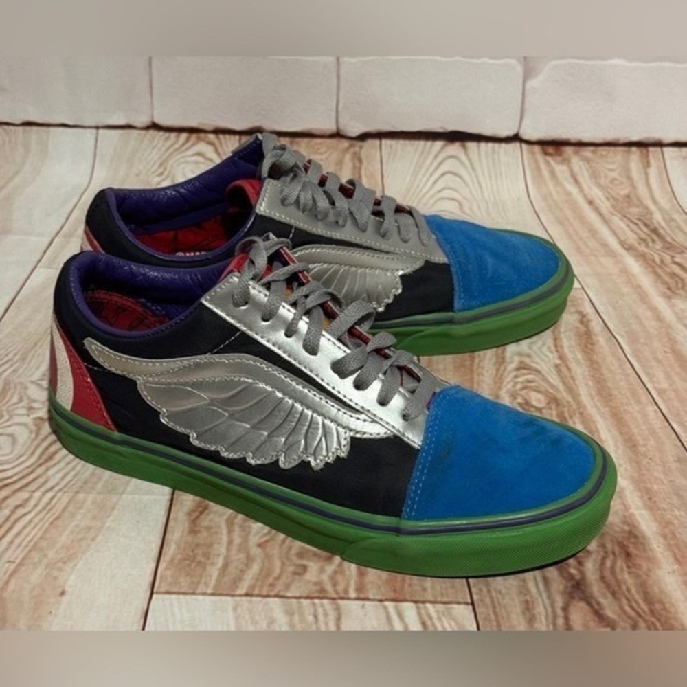 Vans Old Skool Marvel Captain America Wings Skate‎ Shoes Men - Picture 7 of 11